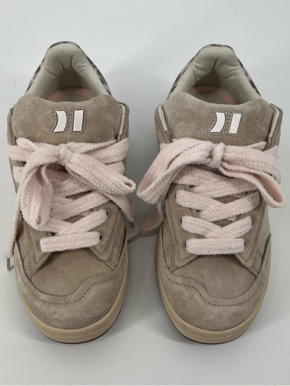 Coolway Bolk Sand Cream Suede Lace Up Chunky Streetwear Sneakers Women's 9 - Picture 3 of 8